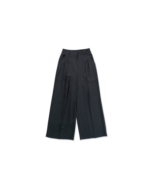 SR SET UP WIDE SLACKS ASH GREY