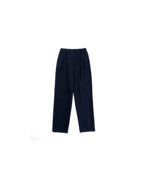 SOFT SEMI TAPERED SPAN SLACKS DARK NAVY