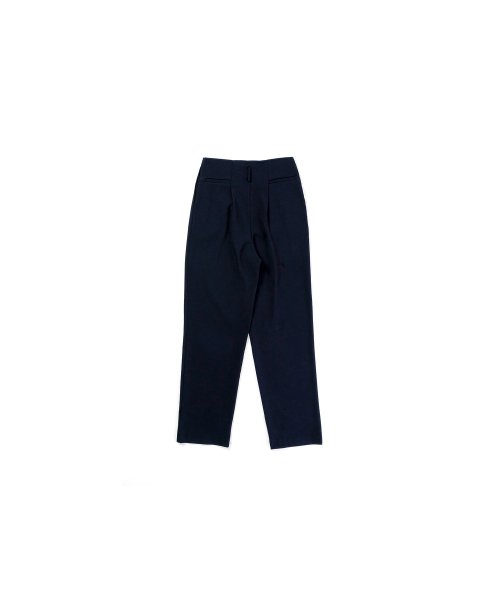 SOFT SEMI TAPERED SPAN SLACKS DARK NAVY