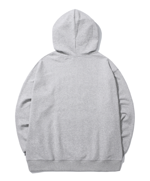 UNIVERSITY SEAL LIGHT TERRY HOODIE Melange Gray