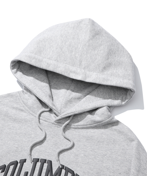 UNIVERSITY SEAL LIGHT TERRY HOODIE Melange Gray