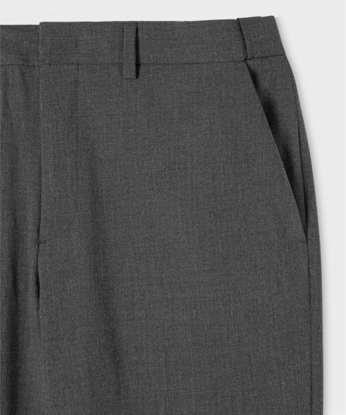[SAINT YEAR] SEMI WIDE FIT SLACKS_GREY