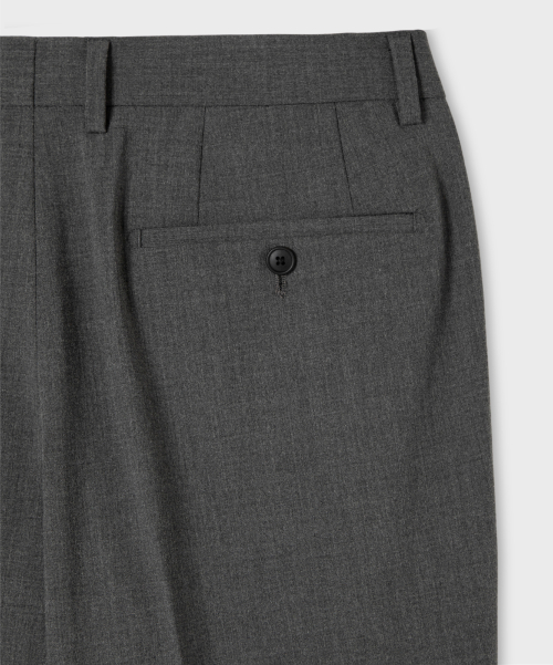 [SAINT YEAR] SEMI WIDE FIT SLACKS_GREY