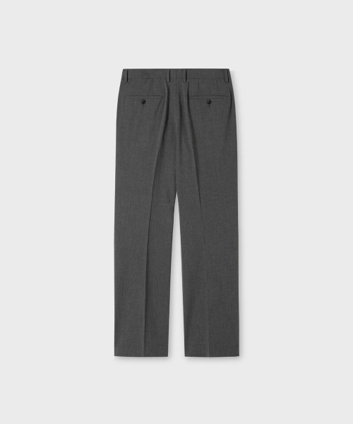 [SAINT YEAR] SEMI WIDE FIT SLACKS_GREY