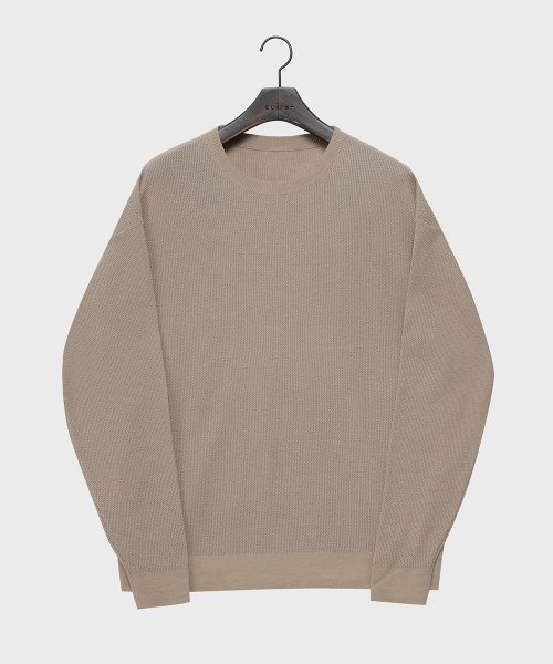 22SS оверсайз льняной трикотаж (Beige)