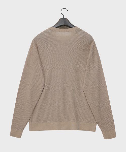 22SS оверсайз льняной трикотаж (Beige)