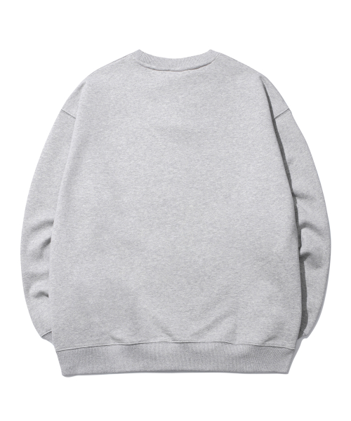 Свитшот UNIVERSITY SEAL LIGHT TERRY Melange Gray
