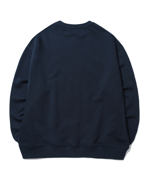 UNIVERSITY SEAL LIGHT TERRY SWEATSHIRTS тёмныйсиний