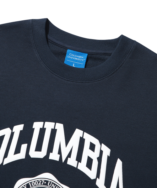 UNIVERSITY SEAL LIGHT TERRY SWEATSHIRTS тёмныйсиний