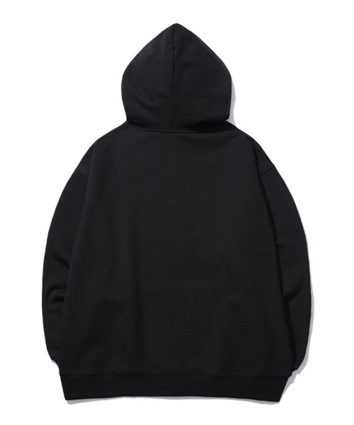 CU YEAR LOGO HOODY чёрный