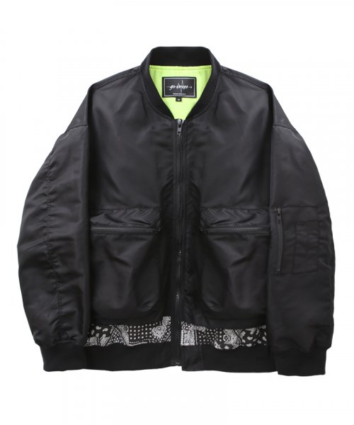 Оверсайз куртка MA-1 – Paisley