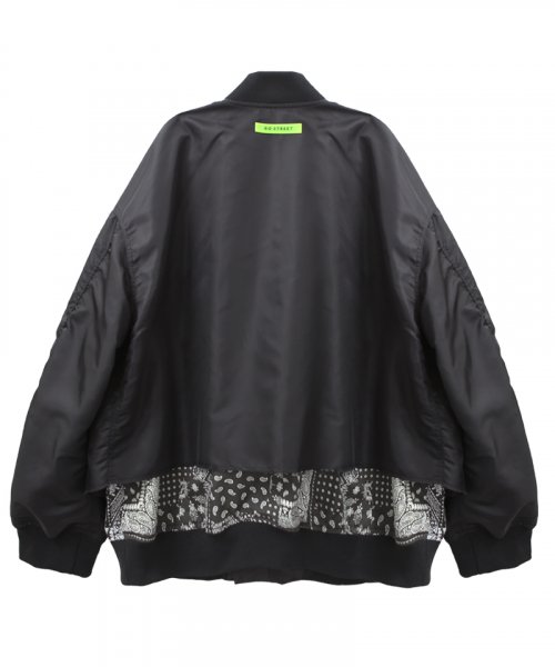 Оверсайз куртка MA-1 – Paisley