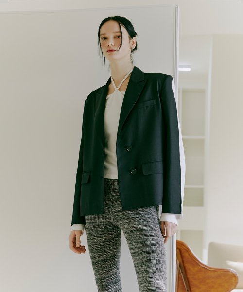 Half Shirt Jacket Black