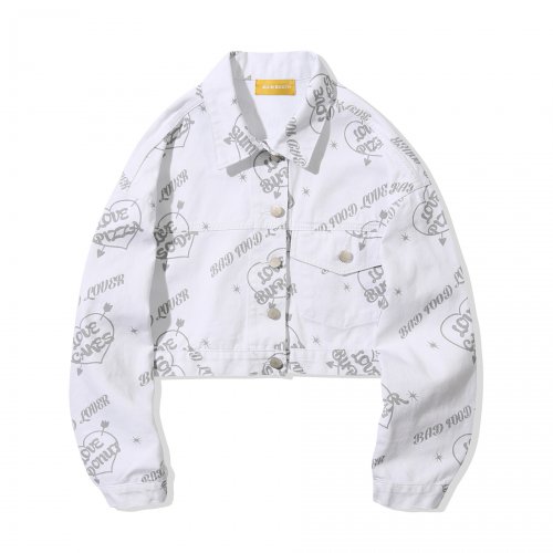 Love JF Crop Jacket(WHITE)