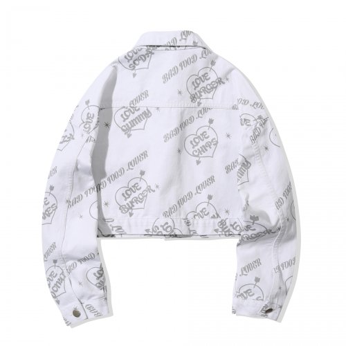 Love JF Crop Jacket(WHITE)