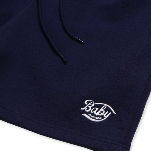 콜미베이비(CALL ME BABY) Baby Sports Club Emobroidery Sweatshorts _ Navy - 사이즈 &  후기 | 무신사