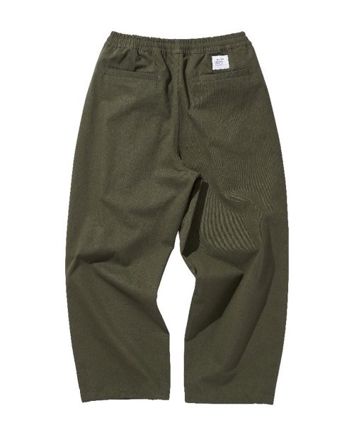 WIDE EASY PANTS / OLIVE