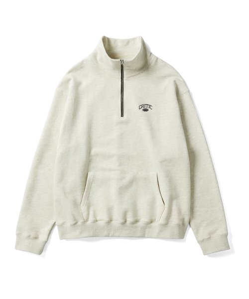 Свитшот HALF ZIP Oatmeal