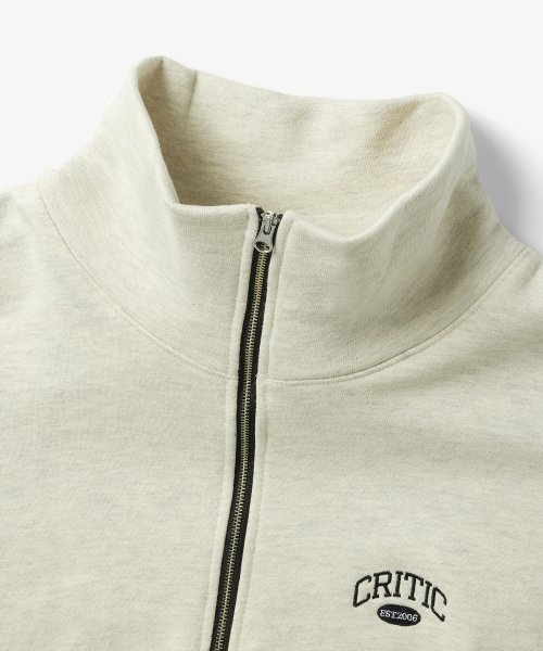Свитшот HALF ZIP Oatmeal