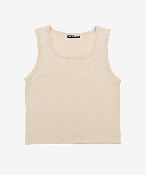 KNIT SLEEVELESS - IVORY
