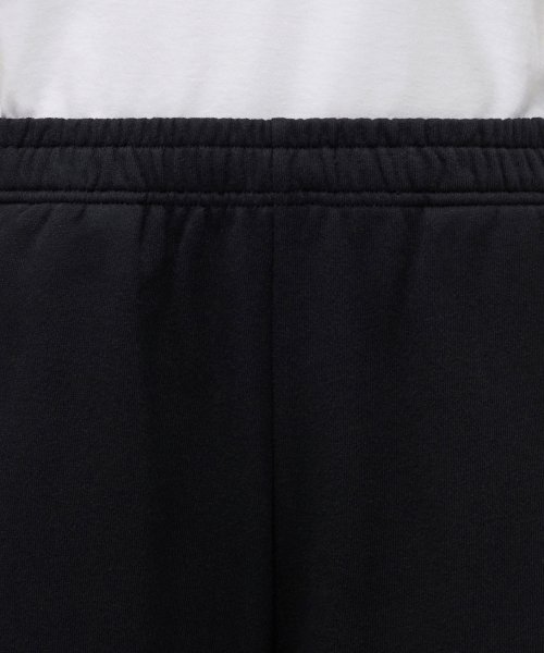 WOMENS SWEAT SHORTS [BLACK]