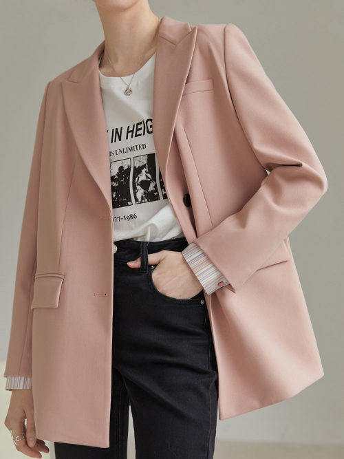 Delight повседневный 2 пуговица jacket_2 color
