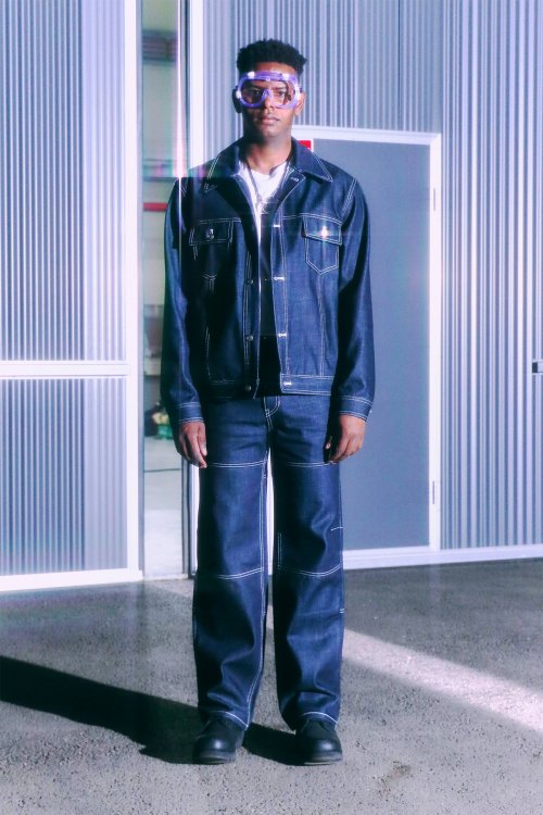 Джинсовка Raw Denim со строчкой Indigo