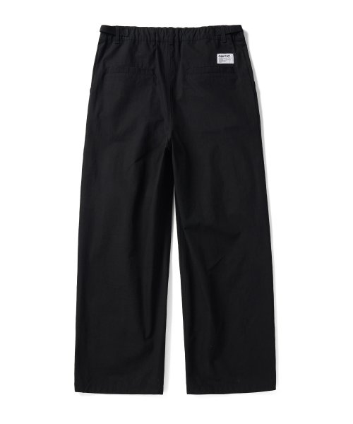 Широкие брюки 2TUCK Black
