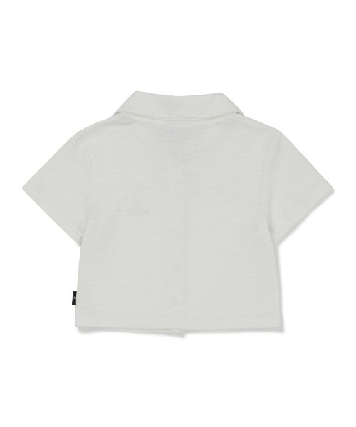 Кроп-топ с воротником короной [WHITE]