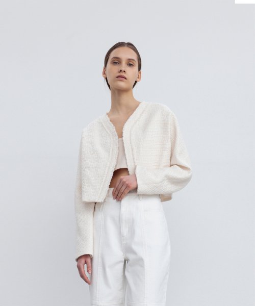 CROPPED TWEED JACKET IV