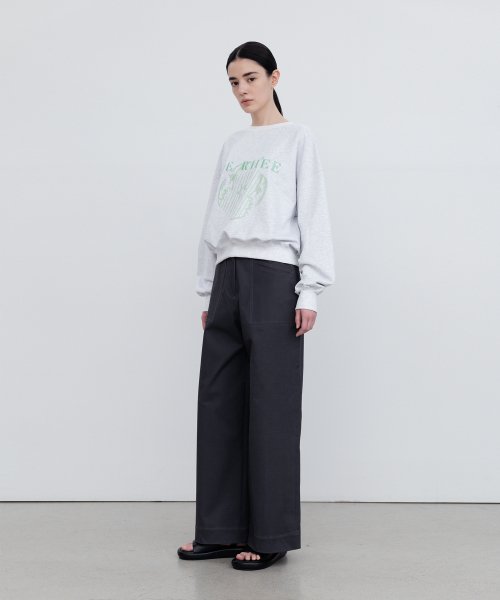 ROUND NECK LOGO SWEATSHIRT MG