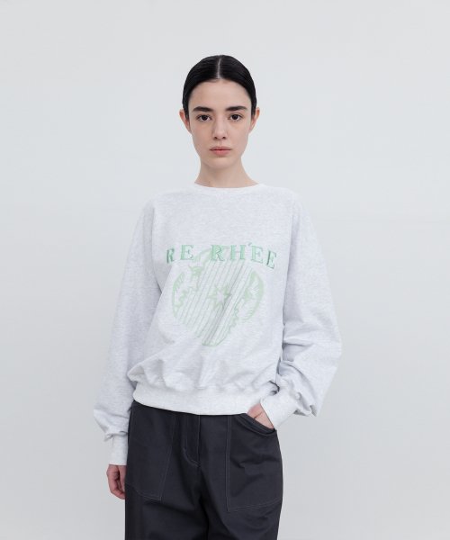 ROUND NECK LOGO SWEATSHIRT MG