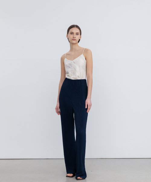 HIGH RISE PLEATED PANTS NA
