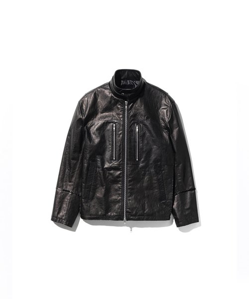 Moto Cowhide кожа куртка (Black)
