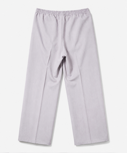 Широкие брюки на резинке с двумя складками [Light Grey]