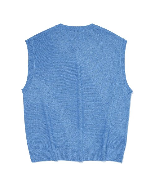 Вязаный жилет Cool Wave Blue