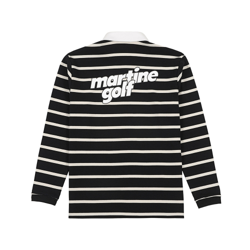 полоска воротник T-Shirts_Black (Men)