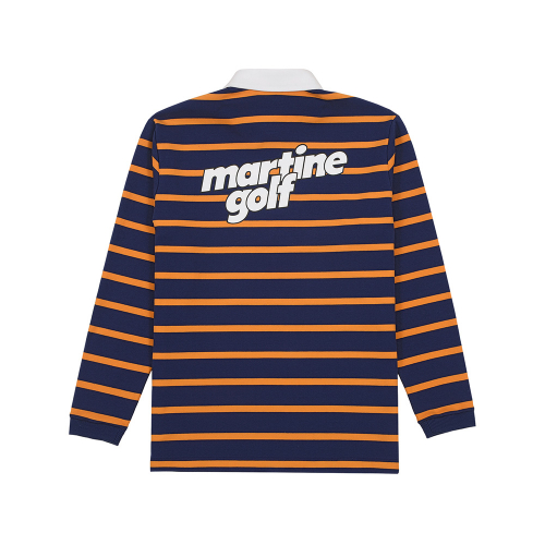полоска воротник T-Shirts_Navy (Men)