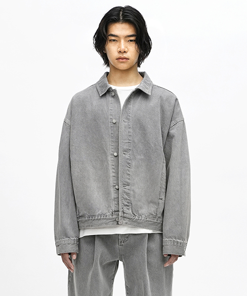 Джинсовка плиссе JK01 (Gray)