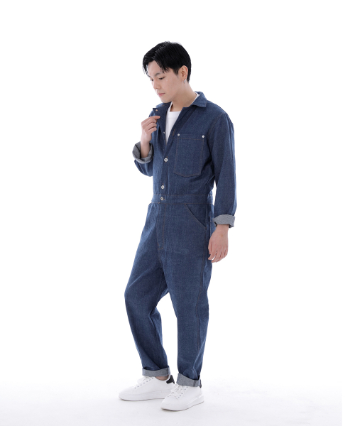 Комбинезон на пуговицах City Boy CBB-507, деним washed indigo