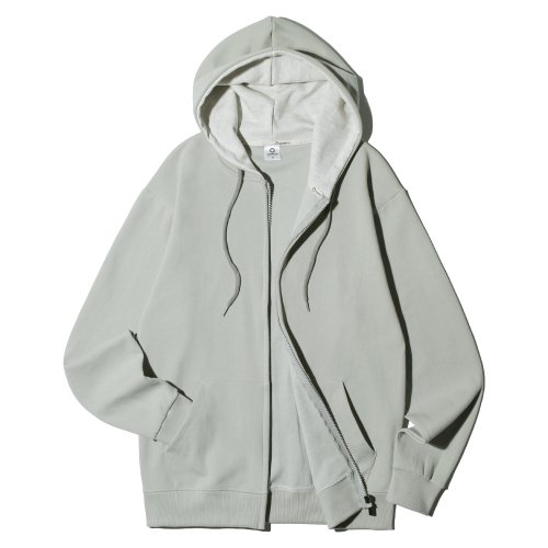 Basic double cotton простой zip-up hoodie AZH540 (5 ЦВЕТОВ)