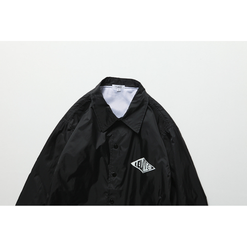 Diamond coach jacket -black