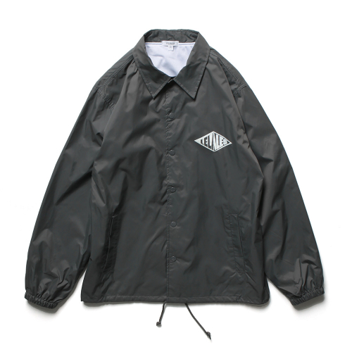 Diamond coach jacket -charcoal