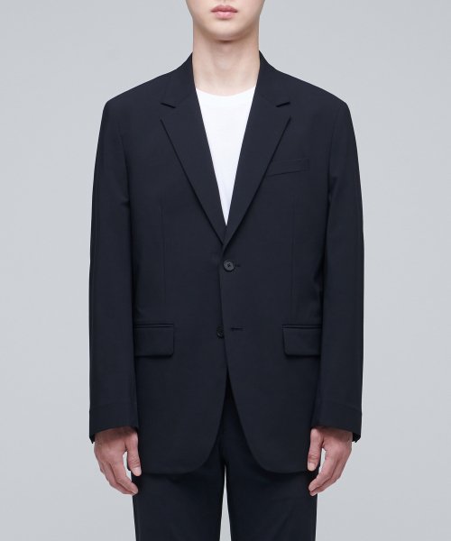 [COOLTANDARD] RELAXED BASIC BLAZER [NAVY] thumbnail 2