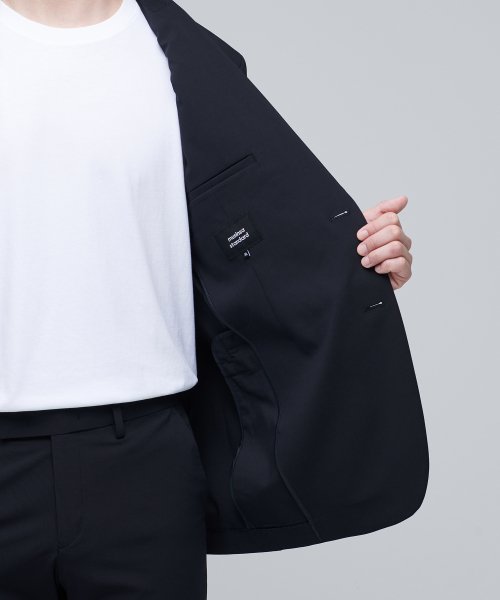 [COOLTANDARD] RELAXED BASIC BLAZER [NAVY] thumbnail 10