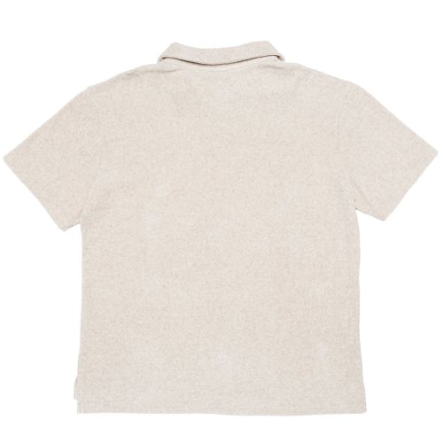 Terry open collar PK _cream
