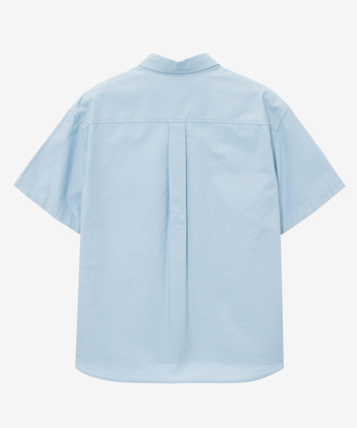 [All Day] Oxford Oversized Short Sleeve Shirt - 5 colors thumbnail 8