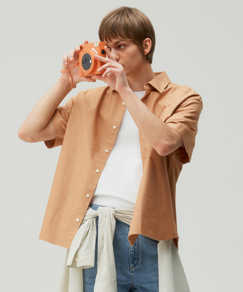 [All Day] Oxford Oversized Short Sleeve Shirt - 5 colors thumbnail 12