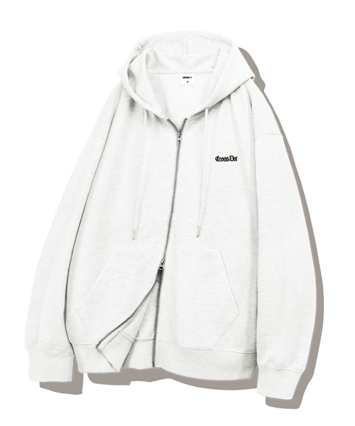 Vein 2-way oversized hoodie zip-up 3 цветов [CRDH_4003]