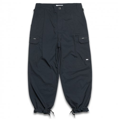 DV22SPT.664 ONE TUCK CARGO W.FIT TROUSERS -Navy-